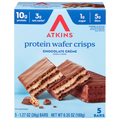 Atkins Snack Protein Wafer Crisps Chocolate Creme - 5 ct