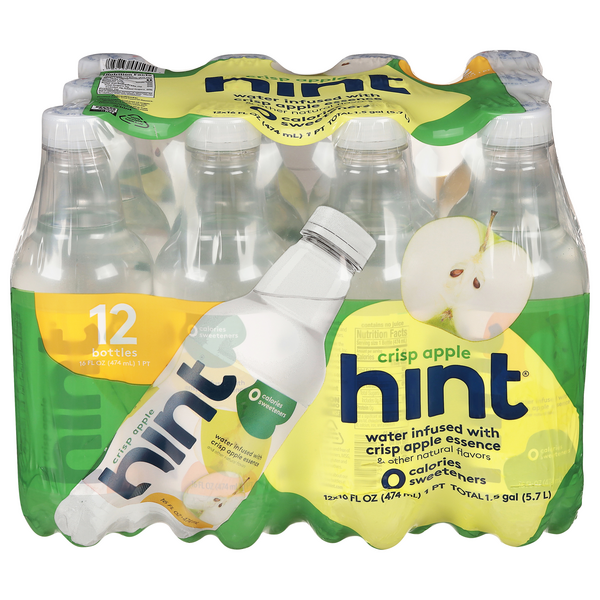Save on Hint Sugar Free Water Infused with Crisp Apple Essence 12 pk