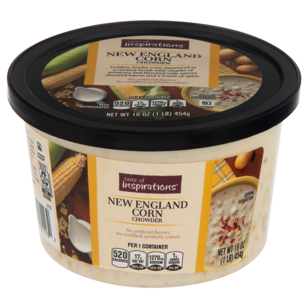 Taste of Inspirations New England Corn Chowder Soup Refrigerated