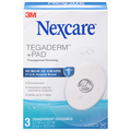 Nexcare Tegaderm + Pad Transparent Dressing Waterproof 3.5 X 4.125 Inch
