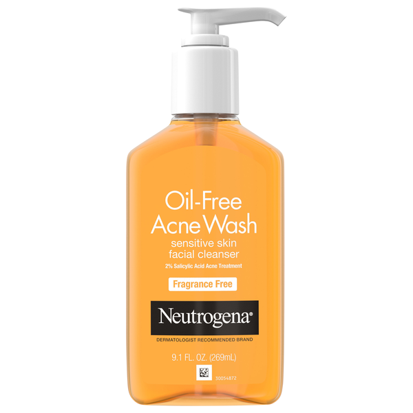 Neutrogena Sensitive Skin Oil & Fragrance Free Acne Wash