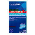 CareOne Extra Strength Acetaminophen PM Pain Relief/Sleep-Aid Caplets