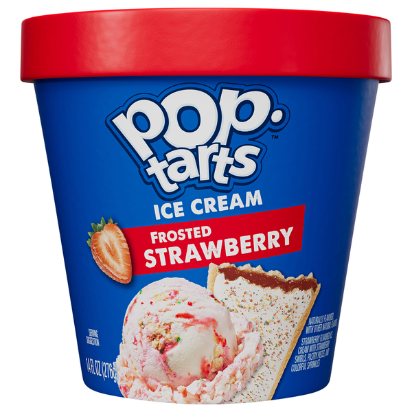 Pop-Tarts Frosted Strawberry Ice Cream