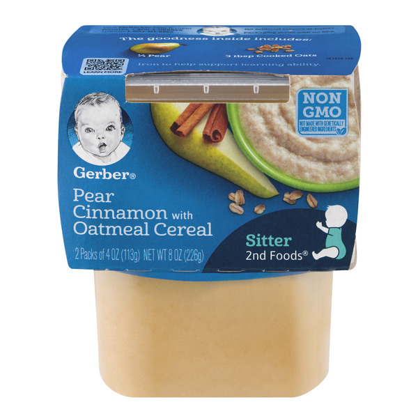pear cinnamon oatmeal gerber