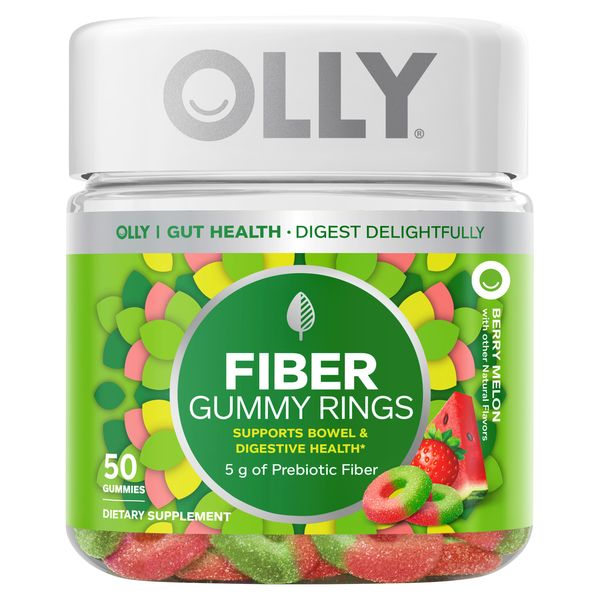 OLLY Fiber Berry Melon Gummy Rings