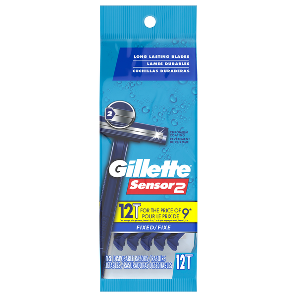 Gillette Sensor 2 Fixed Razors Disposable