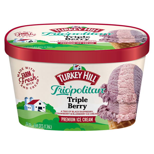 Save on Turkey Hill Trio'politan Premium Ice Cream Triple Berry Order
