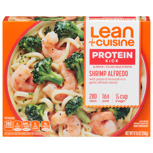 Save on Lean Cuisine Protein Kick Shrimp Alfredo Frozen Order Online