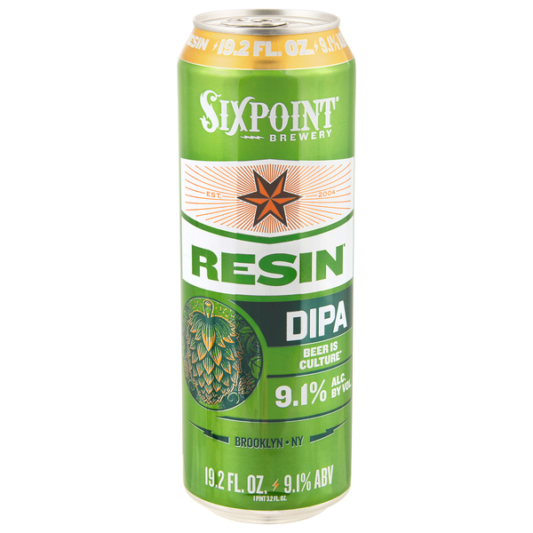 Sixpoint Brewery Resin DIPA Beer