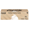 Coca-Cola Zero Sugar Holiday Creamy Vanilla Soda - 12 pk