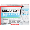 Sudafed PE Head Congestion + Pain Non Drowsy Coated Caplets