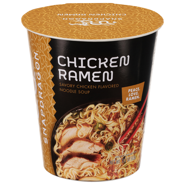 Snapdragon Chicken Flavored Ramen Noodle Soup Cup
