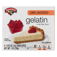 Hannaford Gelatin Unflavored - 4 ct