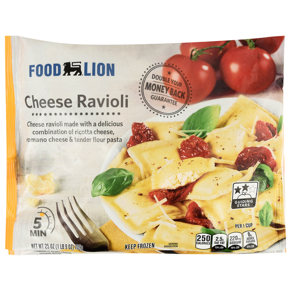 Food Lion Cheese Ravioli Frozen