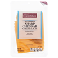 Taste of Inspirations Reduced Fat Sharp Cheddar Cheese Slices - 10 ct