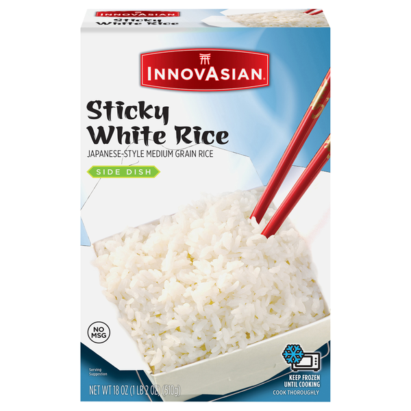 InnovAsian Sticky White Rice Side Dish Frozen