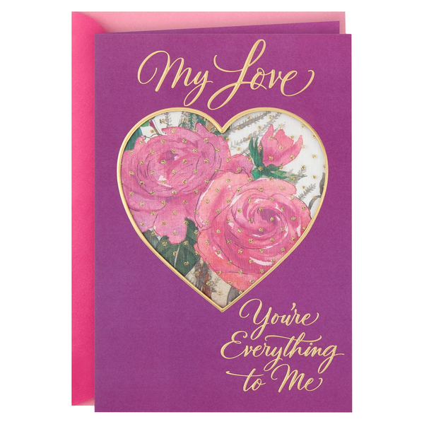 Hallmark Mother's Day Card Romantic (You're Everything to Me)