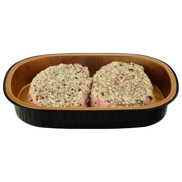 Hannaford Hand Crafted Breaded Tuscan Pork Chop Fresh