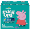 Pampers Easy Ups Girls 4T-5T My Little Pony Training Underwear 37+ lb