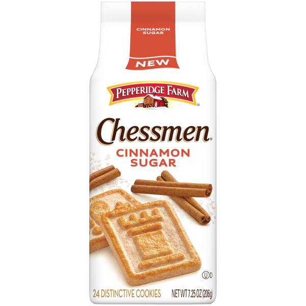 Pepperidge Farm Chessmen Cinnamon Sugar Distinctive Cookies - 24 ct