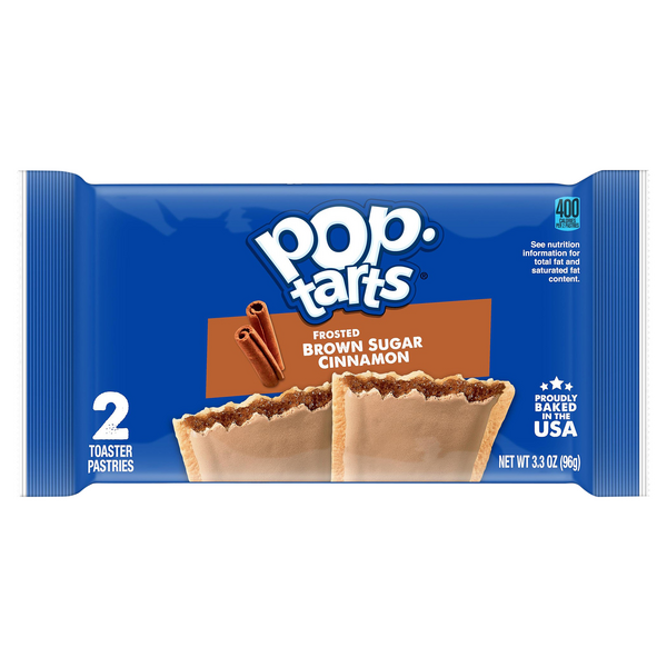 Pop-Tarts Frosted Brown Sugar Cinnamon Toaster Pastries - 2 ct