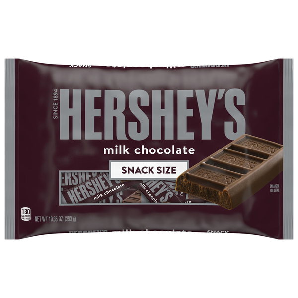 Save on Hershey's Milk Chocolate Candy Bars Snack Size Order Online ...