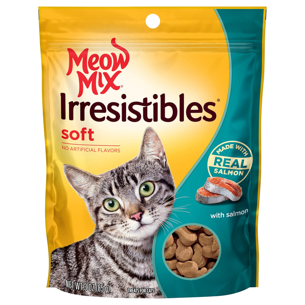 Meow Mix Irresistibles Salmon Soft Cat Treats