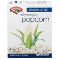 Hannaford Original Style Microwave Popcorn - 6 ct