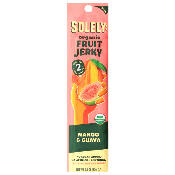 Solely Organic Mango & Guava Fruit Jerky