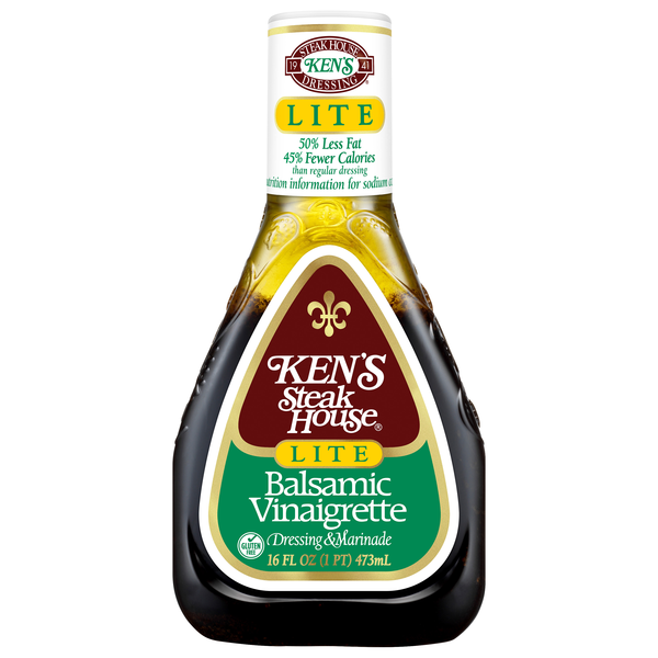 Ken's Steak House Lite Balsamic Vinaigrette Dressing & Marinade