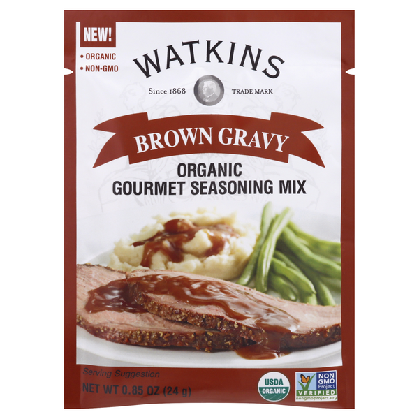 Save on Watkins Gourmet Seasoning Mix Packet Brown Gravy Organic Order