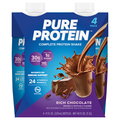 Pure Protein Rich Chocolate 30g Complete Protein Shakes - 4 pk