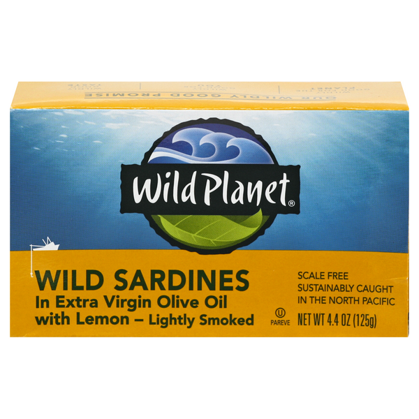 Save on Wild Sardines Wild in Extra Virgin Olive Oil with Lemon