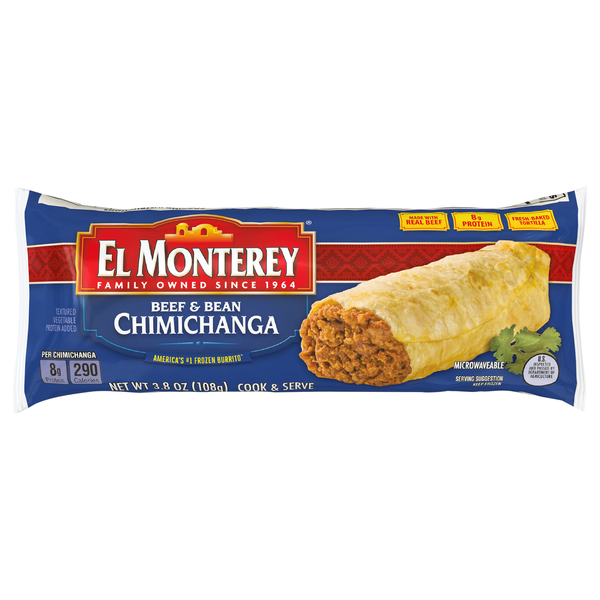 El Monterey Beef & Bean Chimichanga Frozen