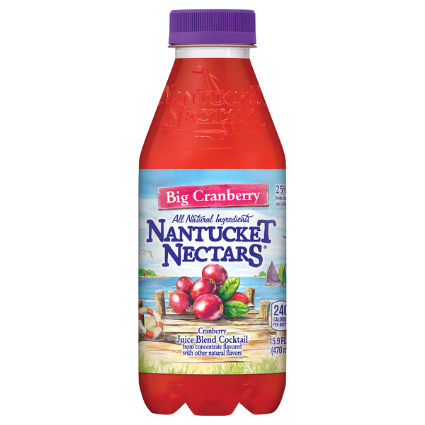 Nantucket Nectars Juice Blend Cocktail Big Cranberry