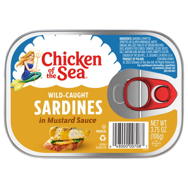 Chicken of the Sea Wild Caught Sardines in Mustard Sauce