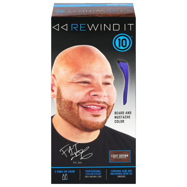 Rewind It Beard & Mustache Color Light Brown