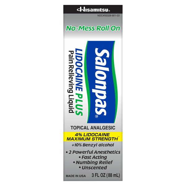 Salonpas Lidocaine PLUS Pain Relieving Liquid