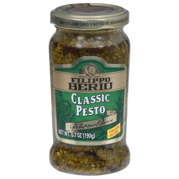 Save on Filippo Berio Italian Recipe Pasta Sauce Classic Pesto Order