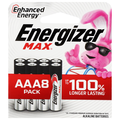 Energizer Max AAA Alkaline Batteries