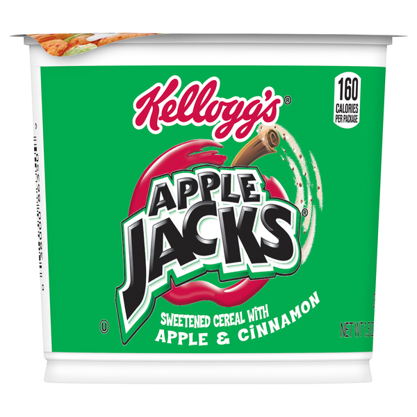 Kellogg's Apple Jacks Cinnamon & Apple Sweetened Cereal Cup