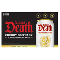 Liquid Death Cherry Obituary Flavored Sparkling Water - 6 pk