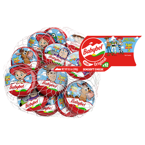 Babybel Mini Original Semi-Soft Snack Cheese - 12 ct
