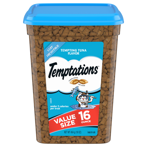 Save on Temptations Crunchy & Soft Cat Treats Tempting Tuna Flavor