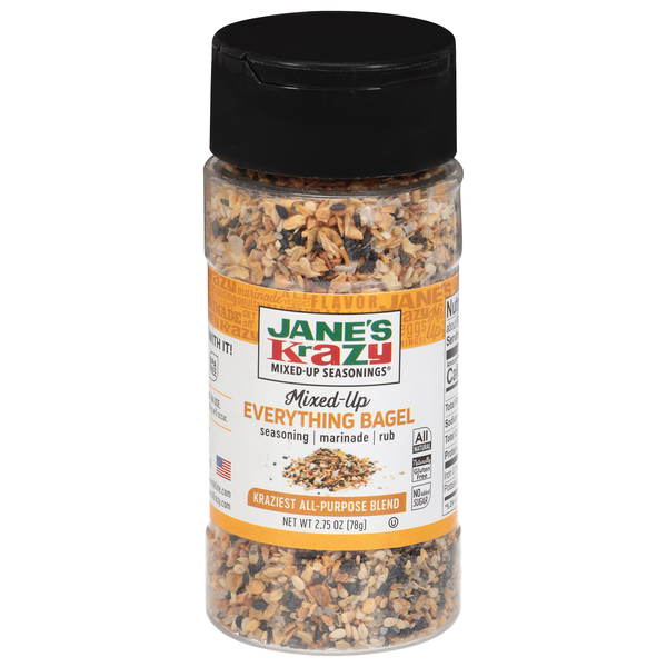 Jane's Krazy Everything Krazy Bagel Mixed-Up Seasoning