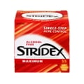 Stridex Pads Maximum Strength Alcohol-Free Acne Medication Salicylic Acid