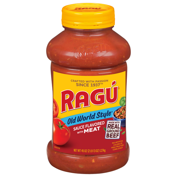 RAGU Old World Style Pasta Sauce Flavored with Meat