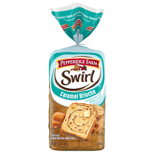 Pepperidge Farm Swirl Caramel Brioche Flavored Bread