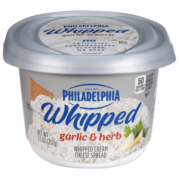 Philadelphia Garlic & Herb Whipped Cream Cheese Spread