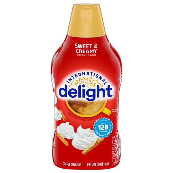 International Delight Sweet & Creamy Flavored Coffee Creamer